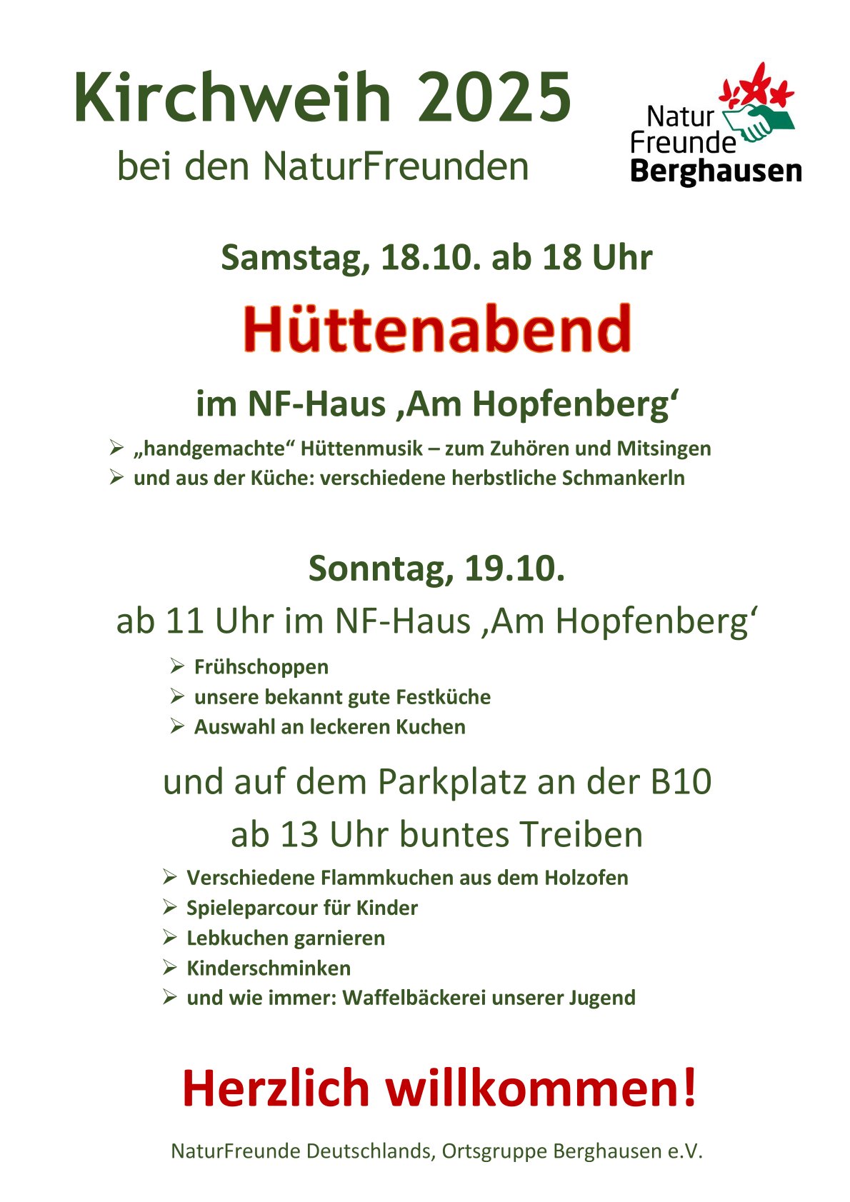Plakat Kirchweih 2025